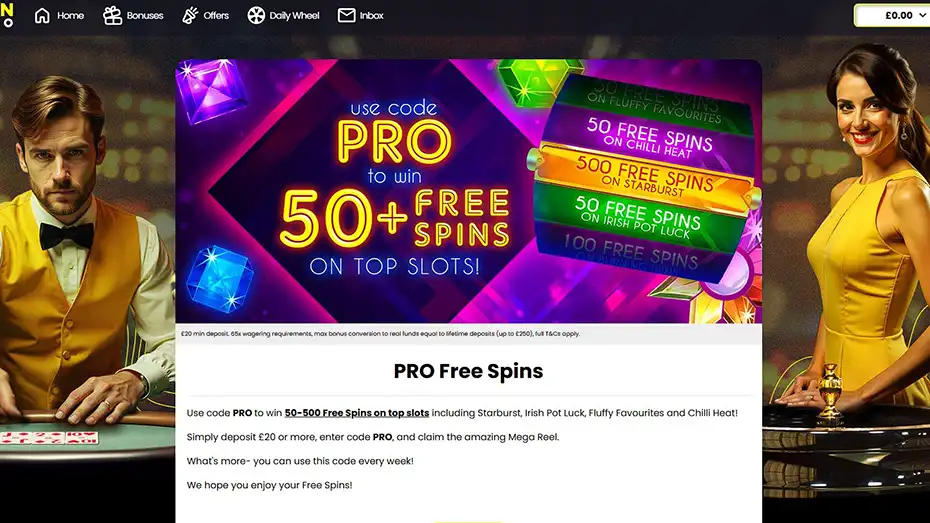 Justin Casino Freespins